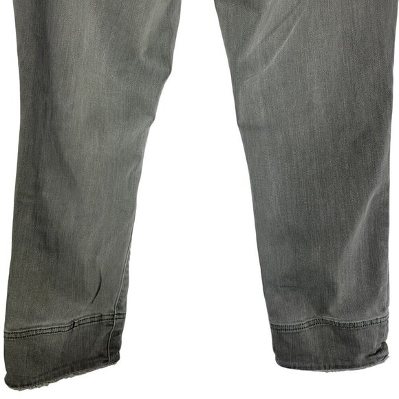 J. Jill Women's Denim Cropped Green Stretch Jeans "Authentic Fit Cropped" Size 4 - Picture 12 of 12